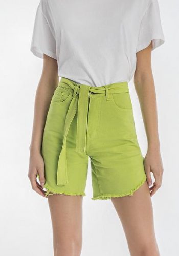 Olivia Denim Shorts – Lime
