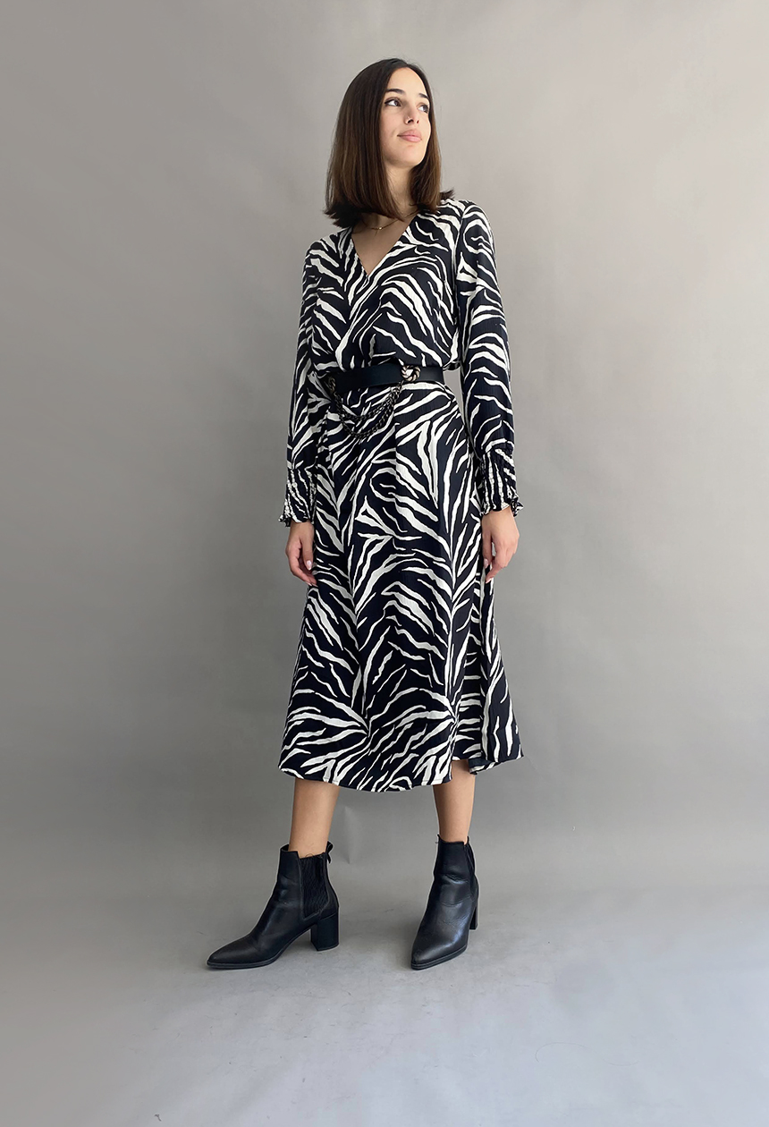 Φόρεμα V zebra