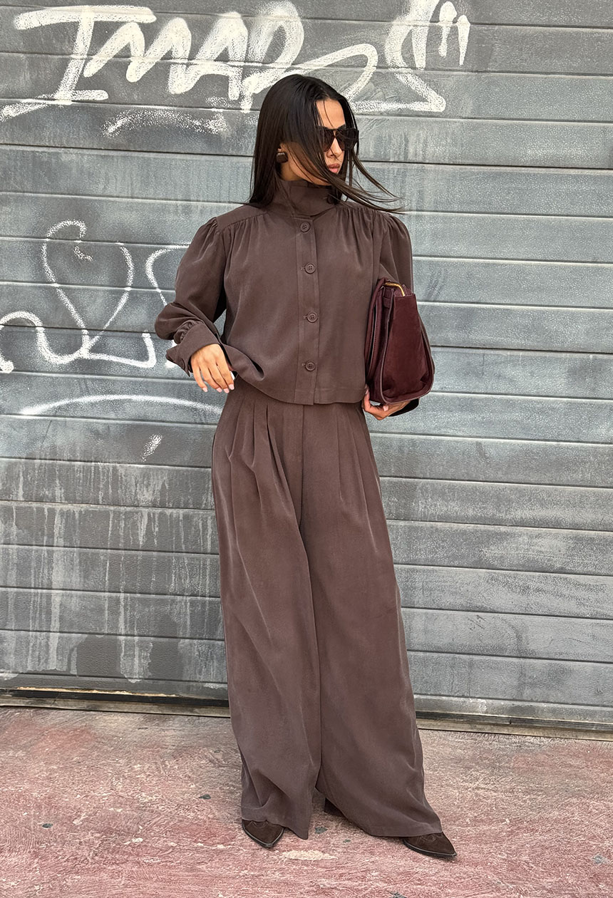 Παντελόνα Enia brown - Image 2