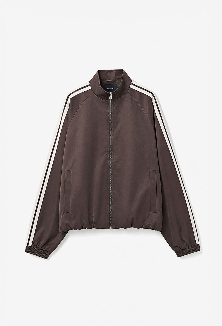 Sportive bomber Brown
