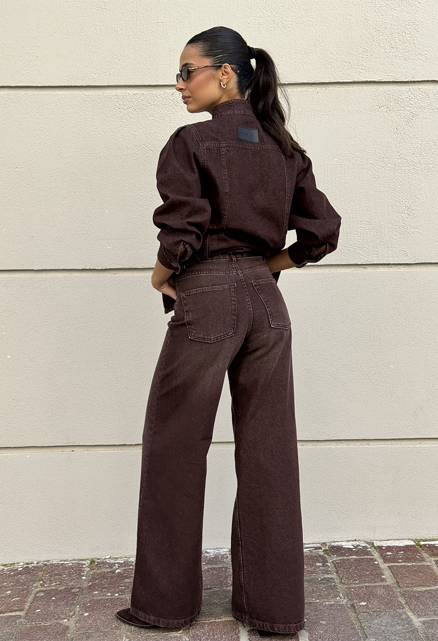 Παντελόνι jean Bellen Chestnut - Image 2