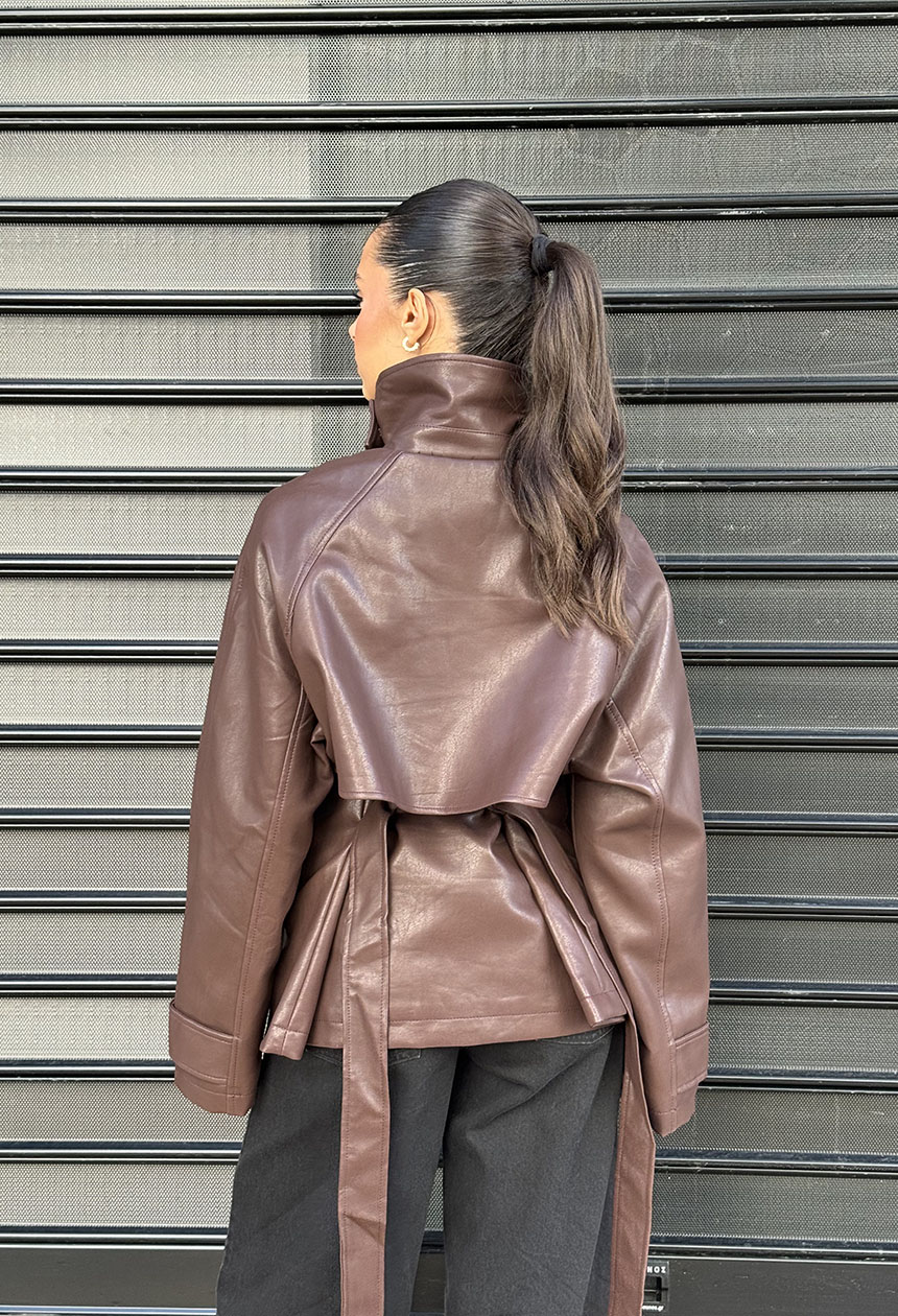 Jacket Karma aubergine - Image 3