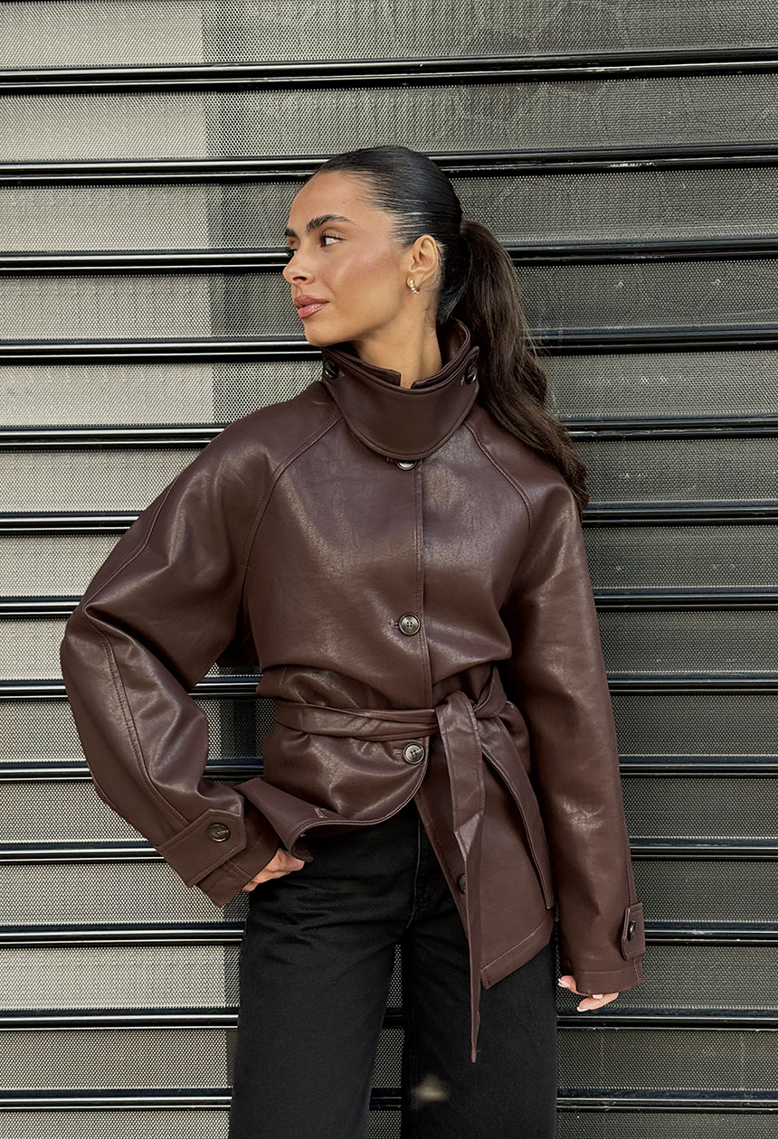 Jacket Karma aubergine - Image 2