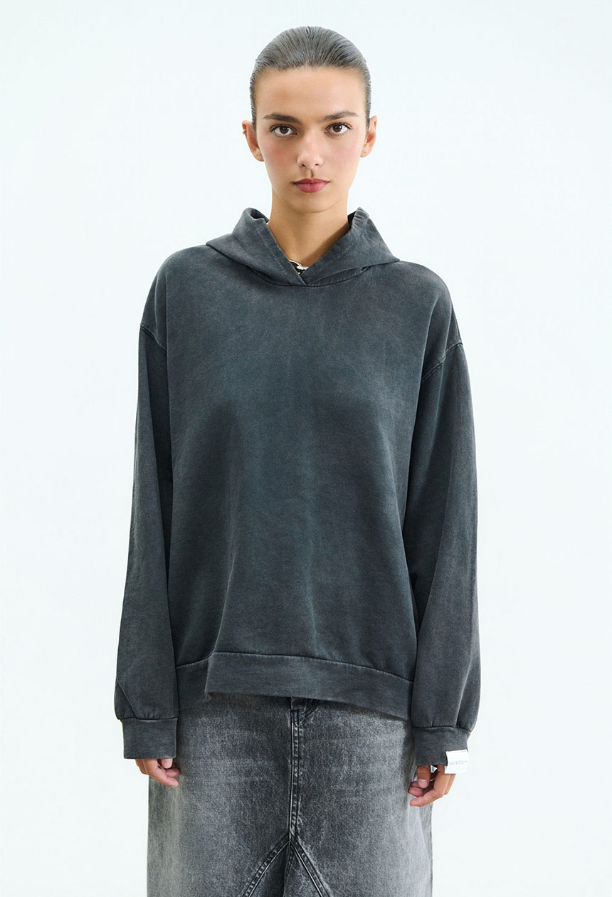 Bella Stone Black Hoodie