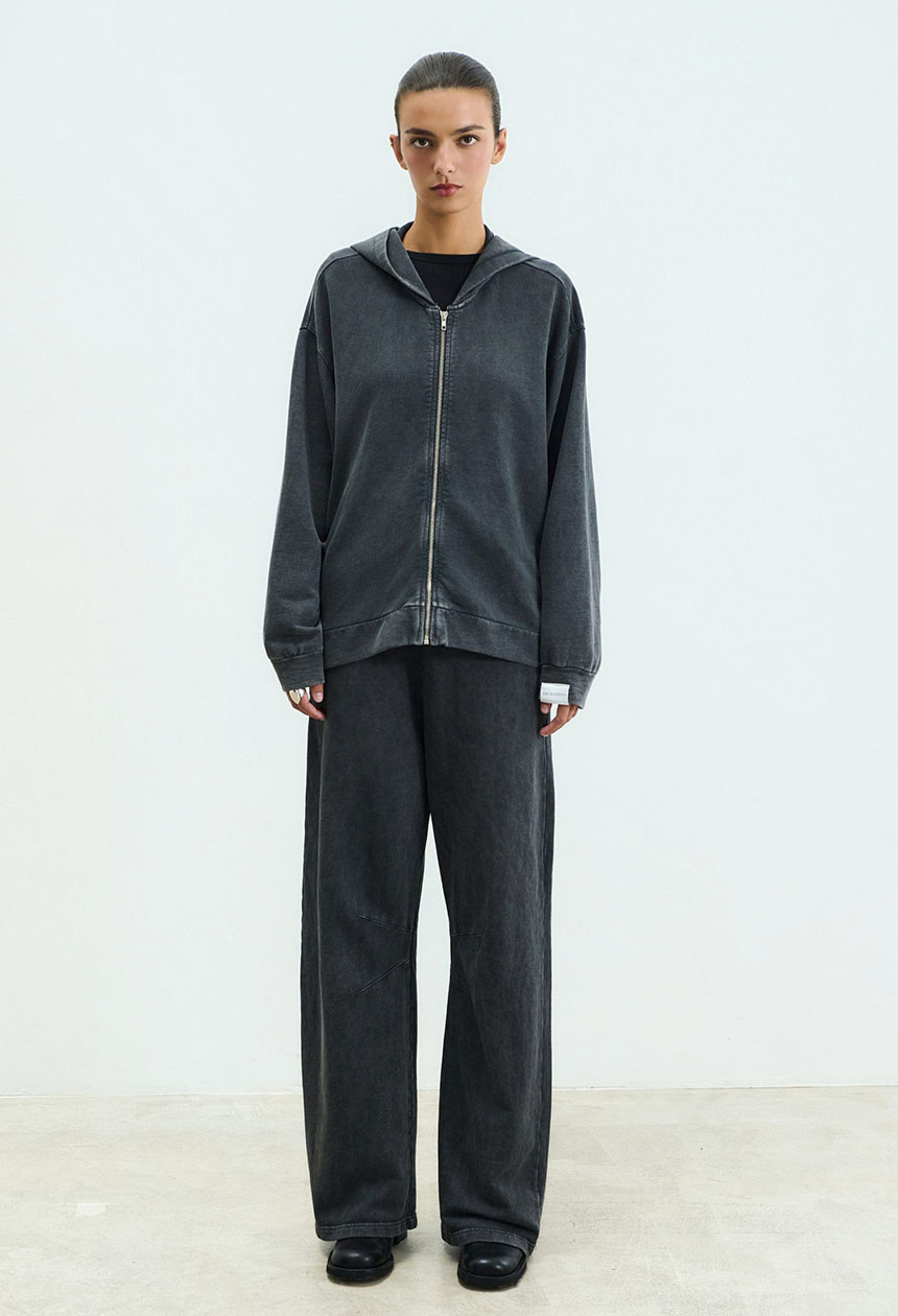 Stella Stone Black Zip Hoodie - Image 2