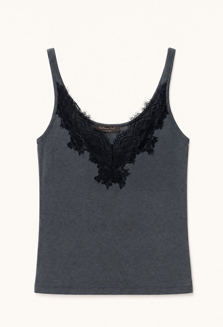 Top Canotta Grey